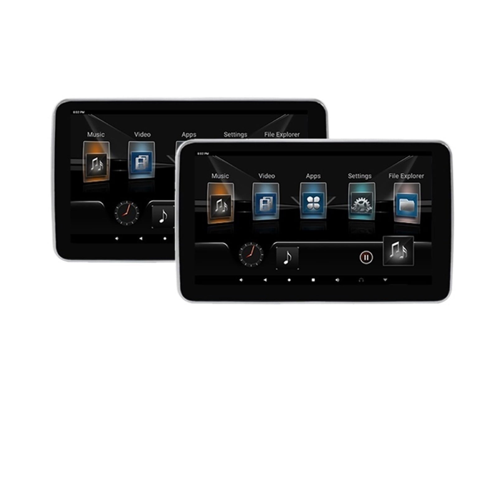 10.1 Inch Car Multimedia Player 4K Headrest Car Monitor Multifunction Tablet Touch Screen Rear Seat Screen Out
