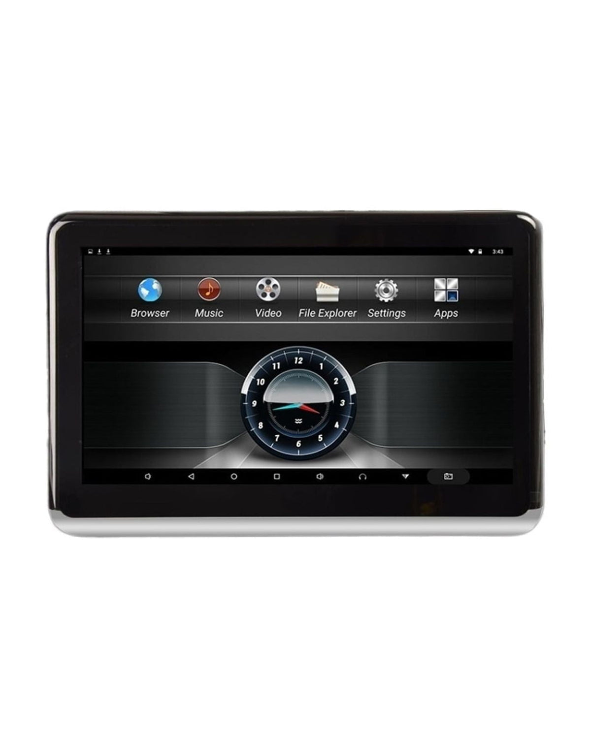 10.1 Inch IPS Car Headrest Monitor Video Player 4K HD 1080P Support WIFI/HDMI/USB/TF/BT RAM 1GB/16GB APP Download