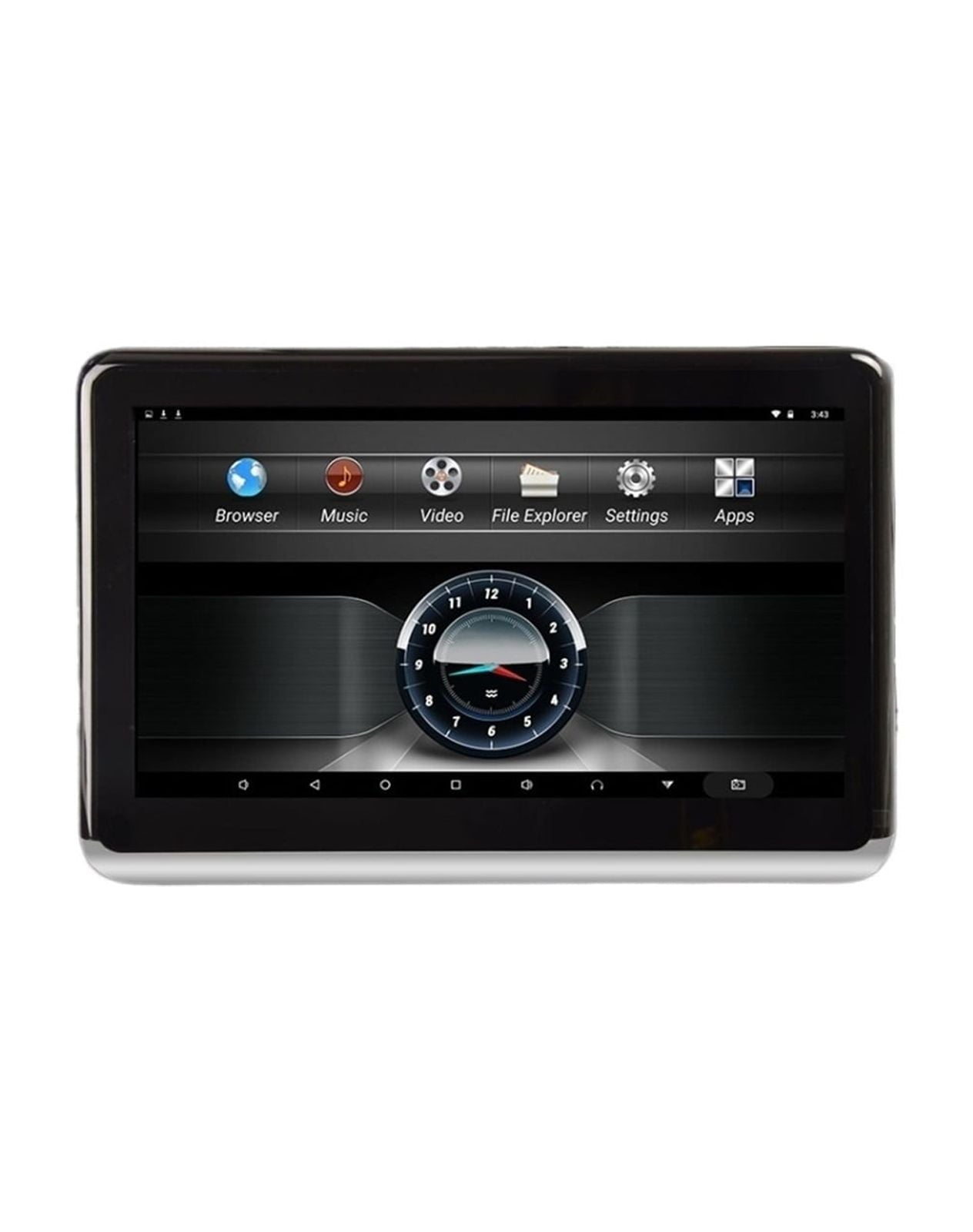 10.1 Inch IPS Car Headrest Monitor Video Player 4K HD 1080P Support WIFI/HDMI/USB/TF/BT RAM 1GB/16GB APP Download