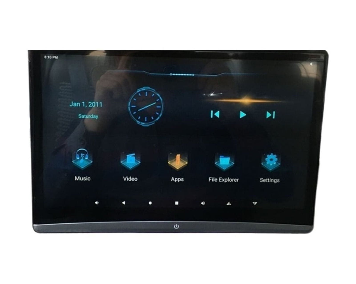 12.5 Inch Car Headrest Monitor 4K 1080P HD Screen WIFI/HDMI/USB/TF/BT RAM 2GB/16GB Mirroring/Miracast APP Download