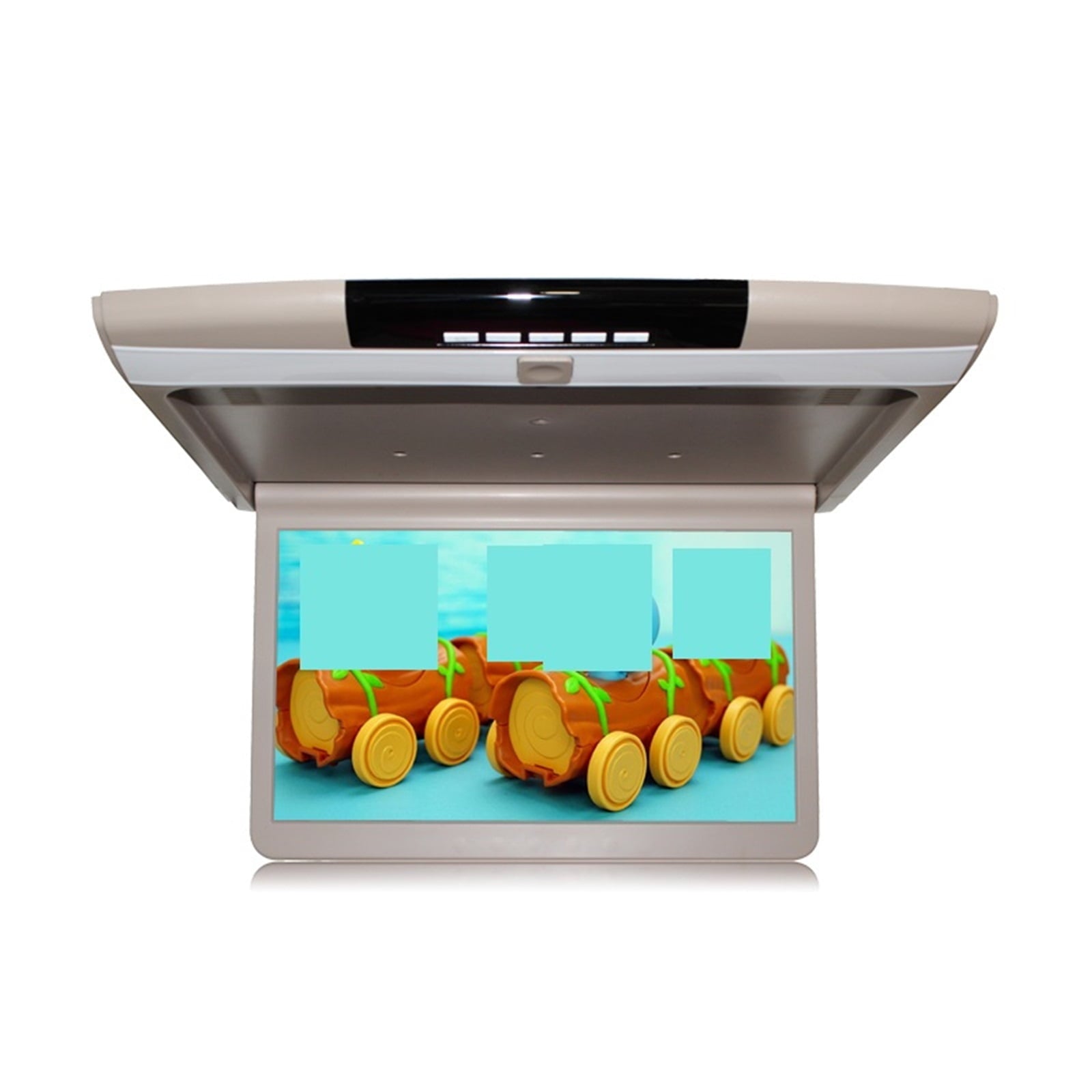 17.3 Inch Car Monitor Car Video Playes 1080P Multimedia HD Ceiling TV Roof Mount Monitor FM