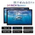 (2 PCS) 14 INCH Car Headrest Monitor Monitor IPS Android 12 8G+128G Touch Screen For Car Rear Seat Player Dual HDMI Music