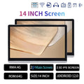 (2 pcs) Dual HDMI 14¡®¡¯ Headrest Monitor Monitor IPS Android 12 4+64G Touch Screen For Car Rear Seat Player BT AirPlay