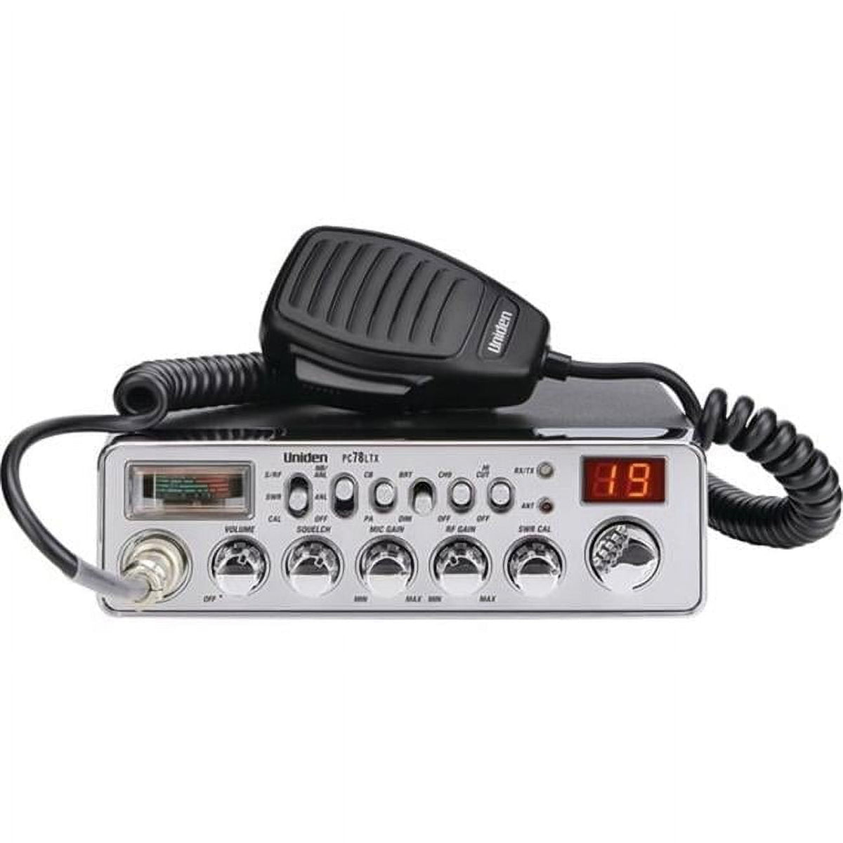 40-Channel CB Radio with SWR Meter, Black