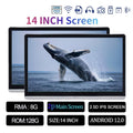 8G+128G Car Headrest Monitor 14IPS Panel Android12 Touch Screen For Car Rear Seat Player Dual HDMI AirPlay
