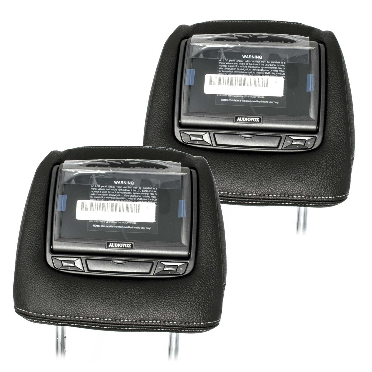 Audiovox Custom 7Headrest System for 2013 Mercedes CL Class