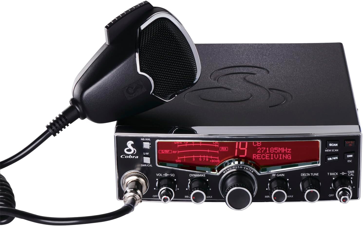 Cobra Electronics 29 LX Professional 40-Channel LCD Monitor CB Radio, Black