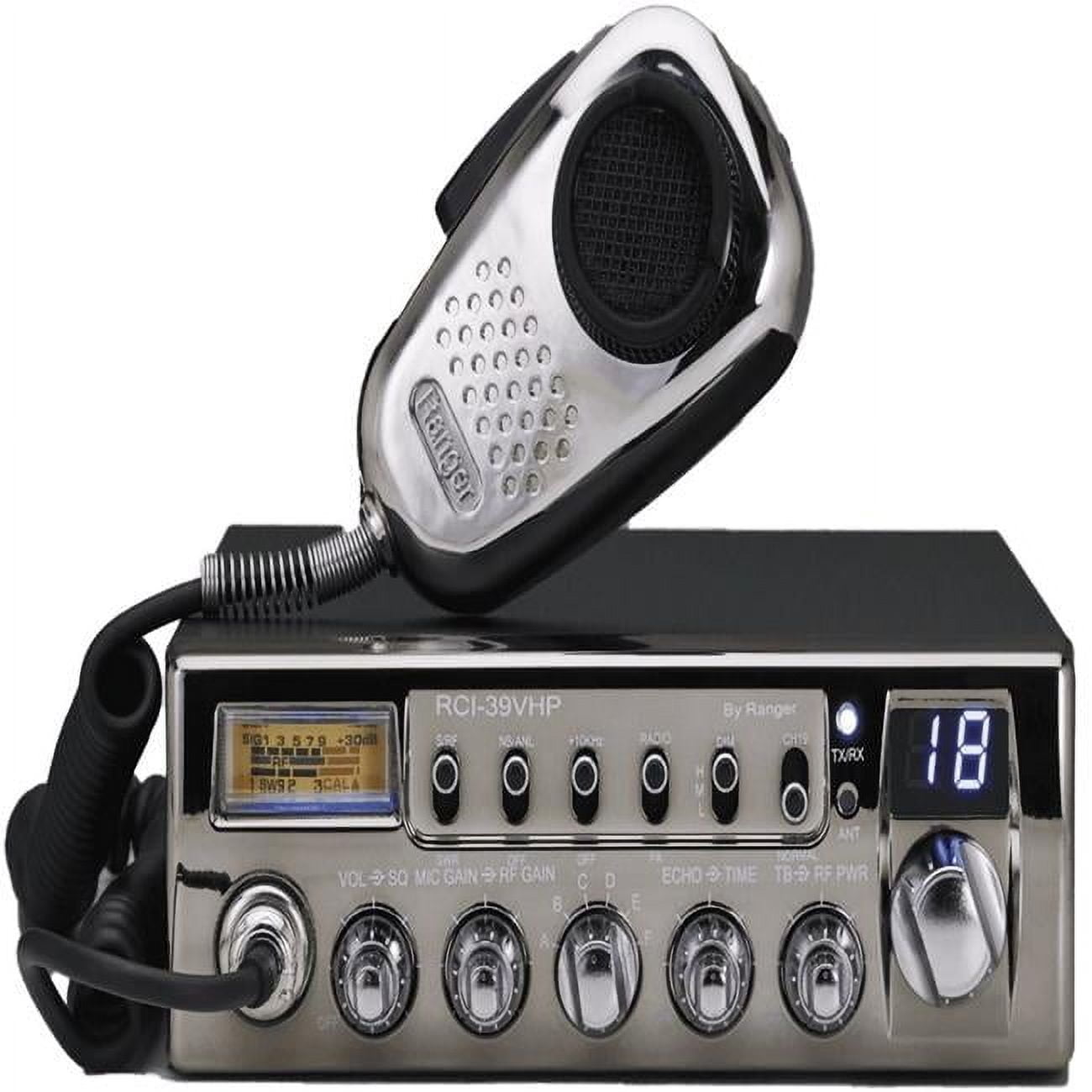 CB Distributing Noise Canceling Mic Hand Held CB Radio, Multicolor
