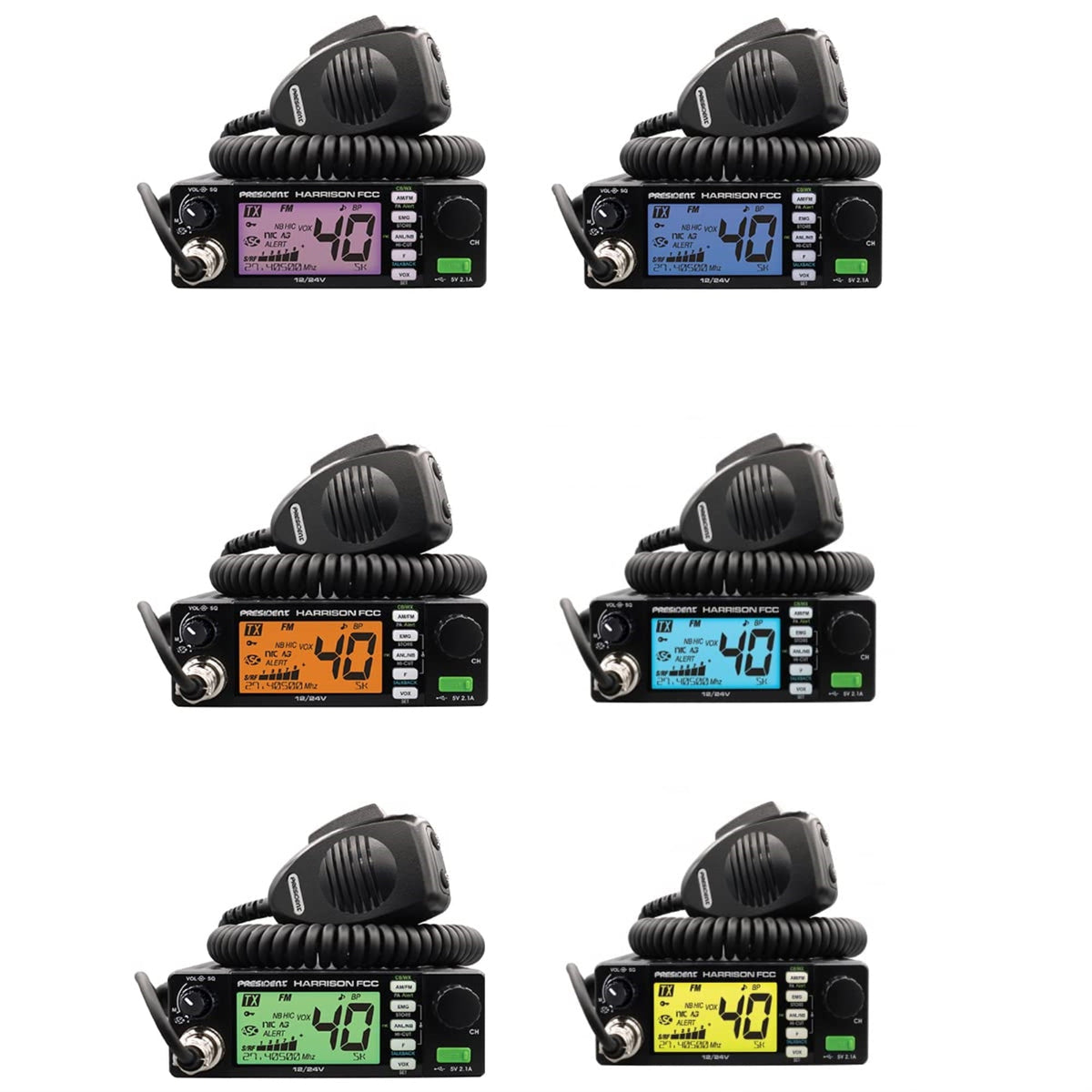 DAS COMPANIES Harrison FCC AM-FM CB Radio with CTCSS-D