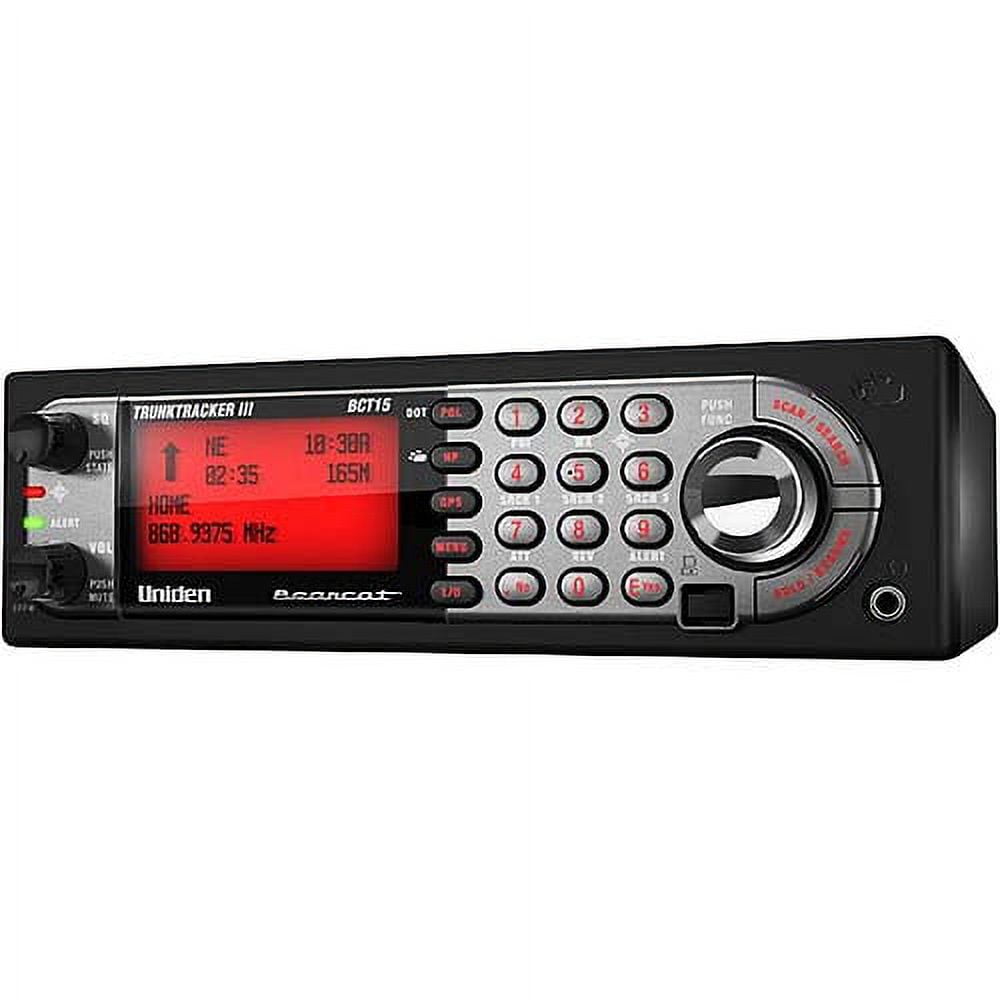Uniden BearTracker 9000-Channel LCD Screen Scanner, Black BCT15X