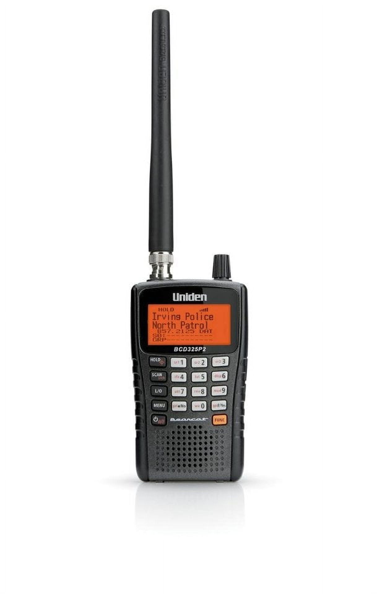 Uniden BCD325P2 25000-Channel Mobile Scanner, GPS Compatibility, Standard