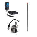 Uniden CMX760 40-CH off-Road Compact CB Radio, Browning BR-MM-18 Mount Kit & Tram 3-B-HC Fiberglass CB Antenna
