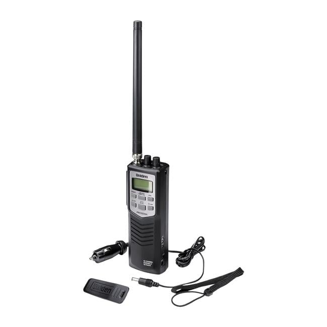 Uniden  Compact 40 Channel Handheld CB Radio with Noaa Weather  Dual Watch  Channel Scan & Hi & Low Power