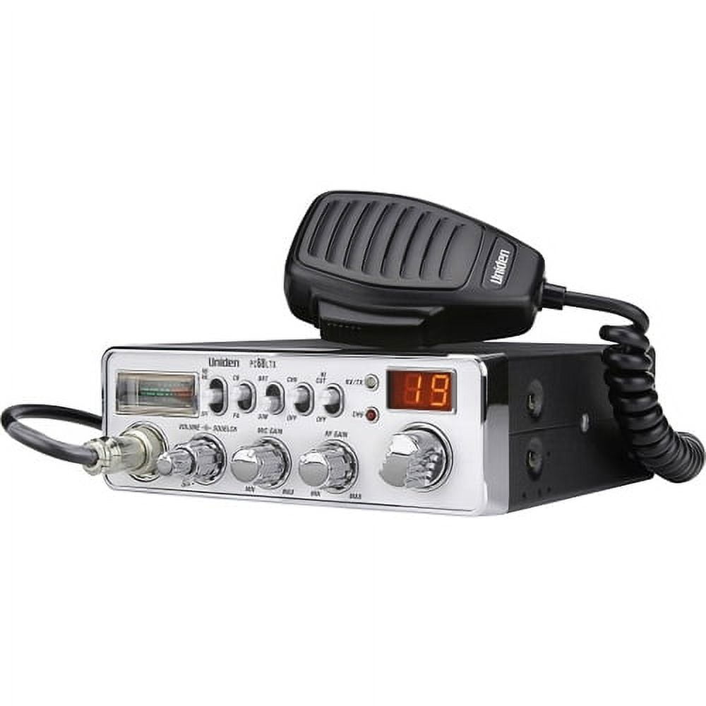 Uniden PC68LTX Trucker CB Radio with RF/Gain/Squelch Control & LED Panel